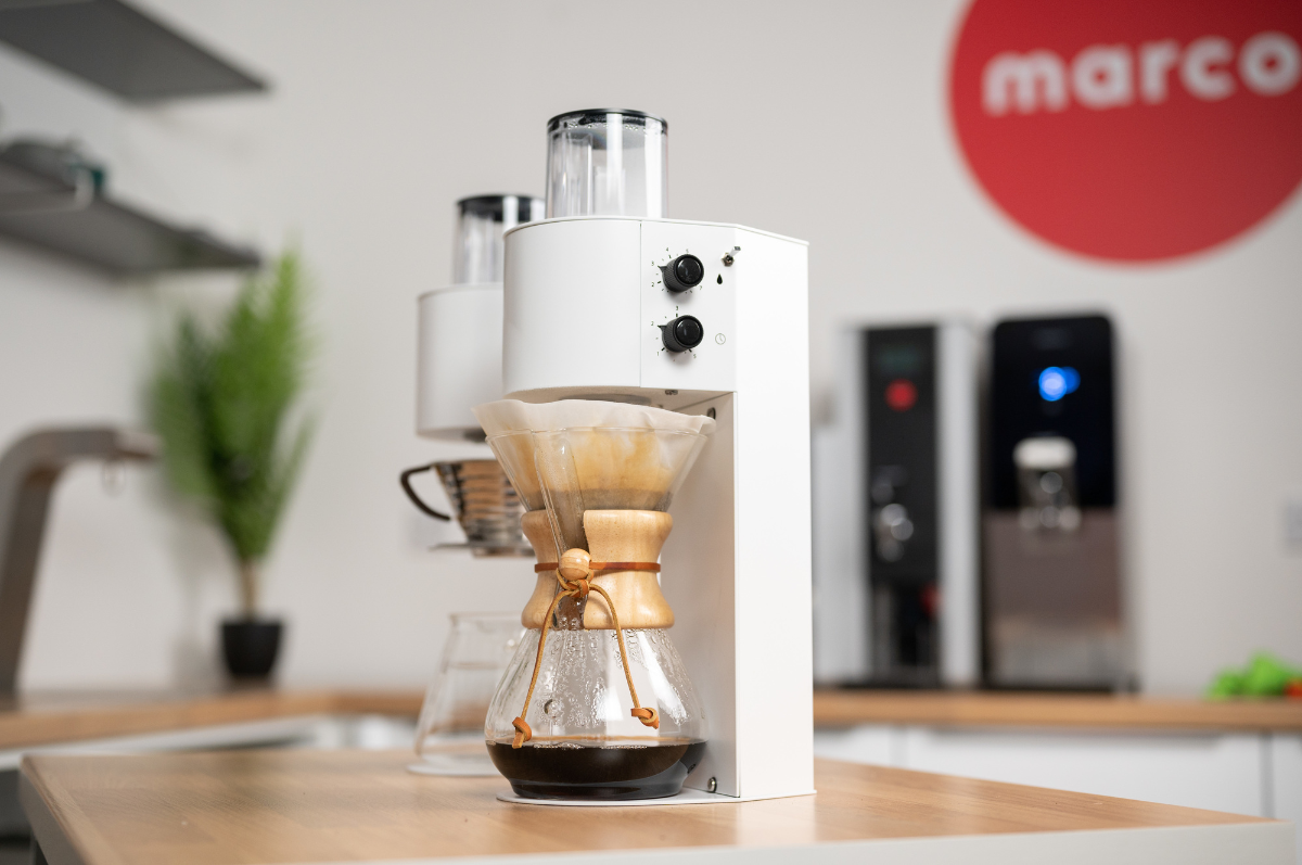 Marco SP9 Pour Over Coffee Brewer with Undercounter Boiler